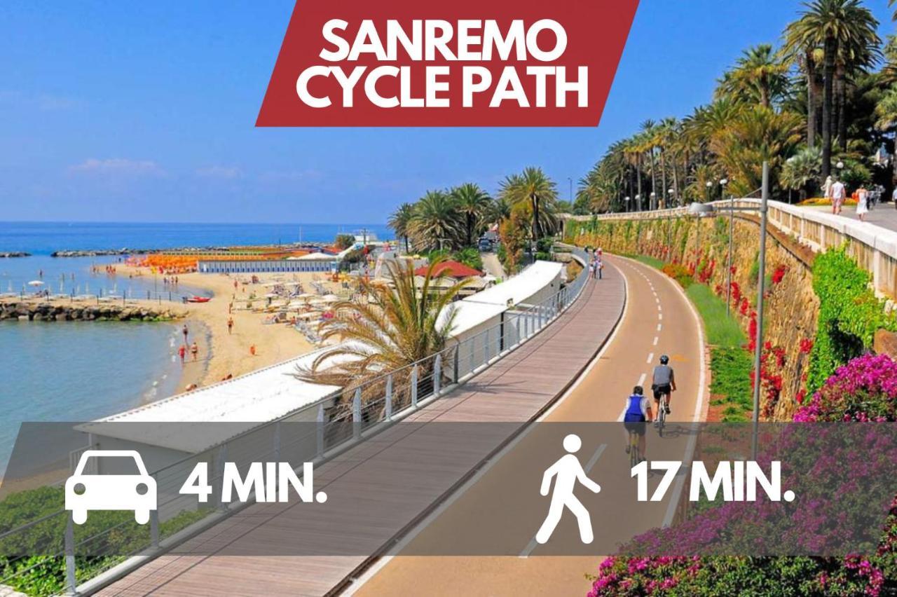 Free Parking-Sea View, With Pool & Garden Apartamento Sanremo Exterior foto